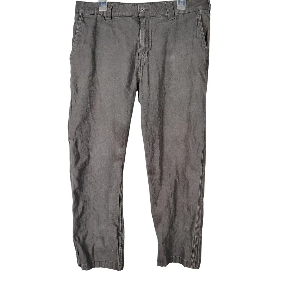 Colorado Clothing Mens Utility Carpenter Pants Gray 38x29 Cotton Stretch 1727614